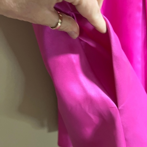 B. Darlin Pink Fuschia Mini Halter Skater Dress Size 7/8 Glam Barbie Formal - Picture 9 of 11